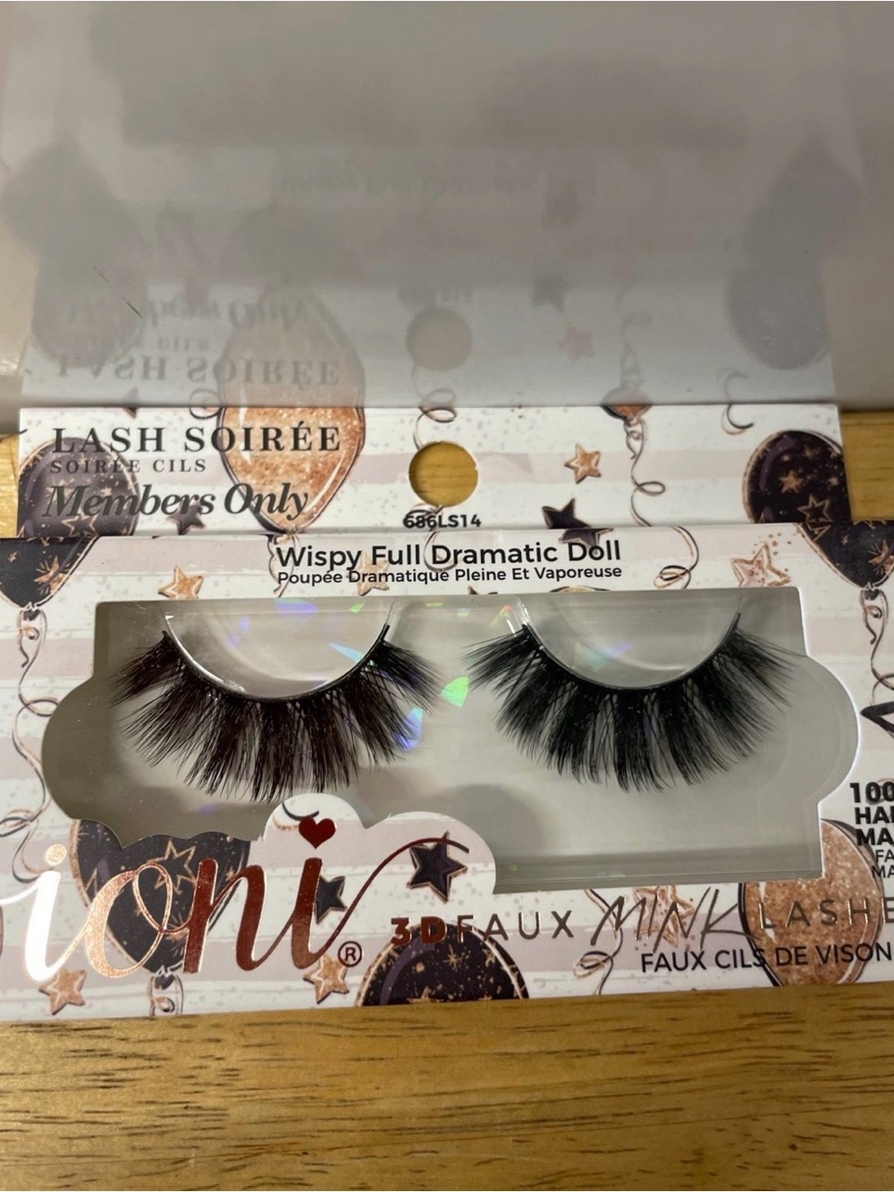 Members Only Lash Soirée Wispy Full Dramatic Doll False Lashes - Black